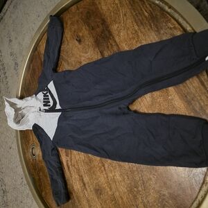 Nike Black and White Baby Jumpsuit